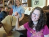 Nana & Catherine making the sacks